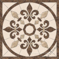 Custom flower design natural stone mosaic waterjet marble medallion